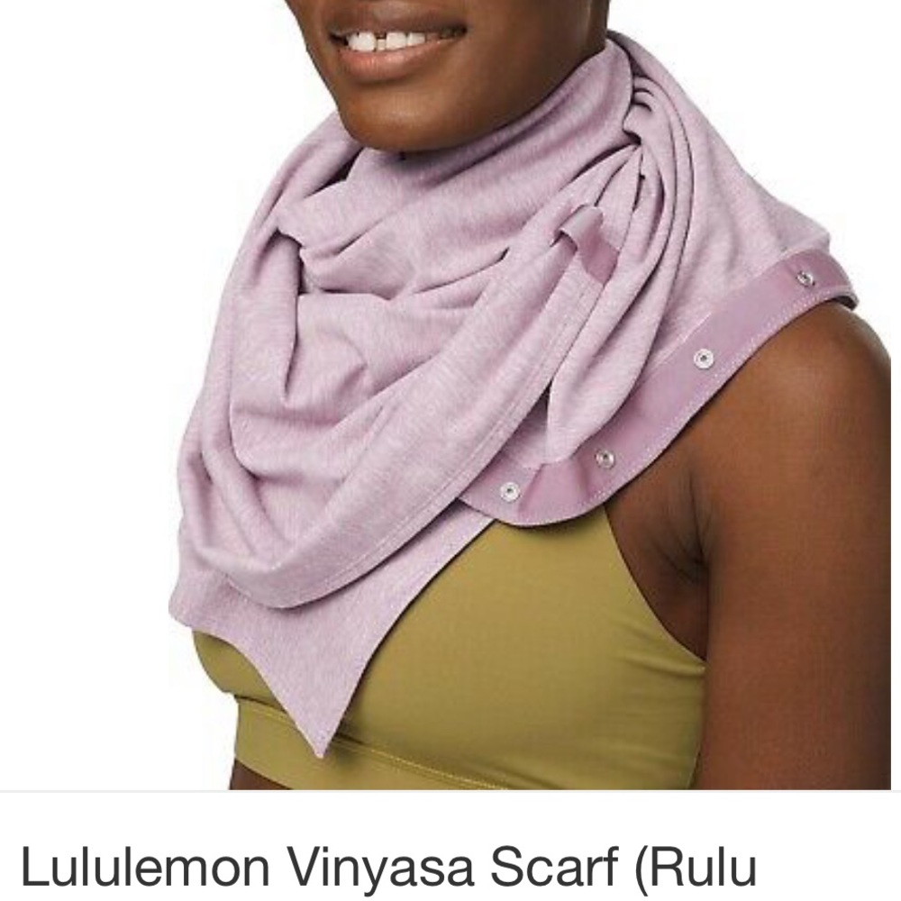 NWOT Lululemon Vinyasa Scarf (Pink/Rose Color)